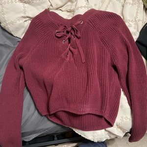 Maroon Sweater by Kendall & Kylie